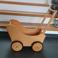 ❤️ Pinolino stabiler Holz Puppenwagen für Kinder Stofftiere Lauf Nordrhein-Westfalen - Neuss Vorschau