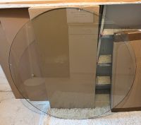 Tischplatte aus gehärtetem Glas rund 90cm Bayern - Bad Aibling Vorschau