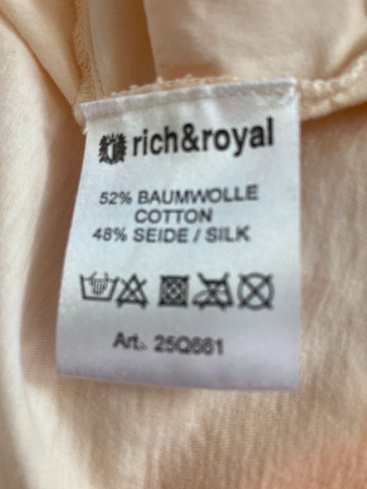 Damenkleid Kleid Longbluse Rich &royal Seide gr 36 in Standenbühl