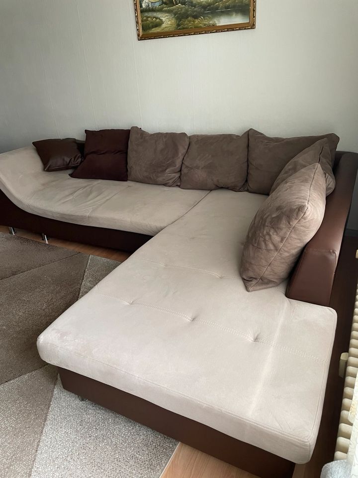 Couch/Sofa beige/braun in Berlin