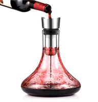 Glastal Wein Dekanter Kristallglas, Tropffreies Eingießen 1800ml Obergiesing-Fasangarten - Obergiesing Vorschau