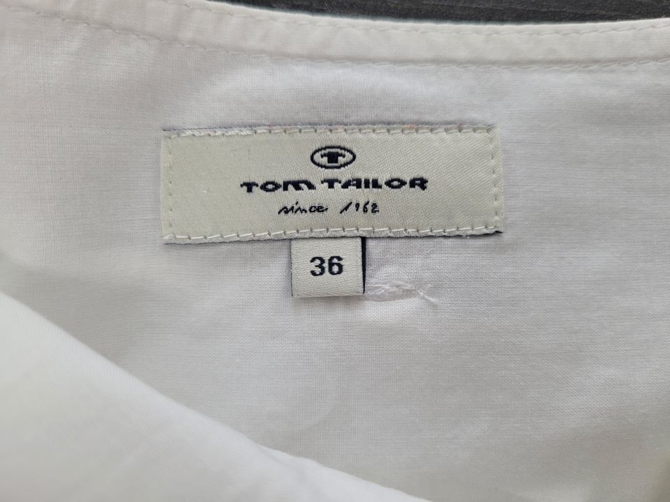 Tom Tailor Sommer Glockenrock Gr. 36 weiß leicht luftig Unterrock in Bayreuth