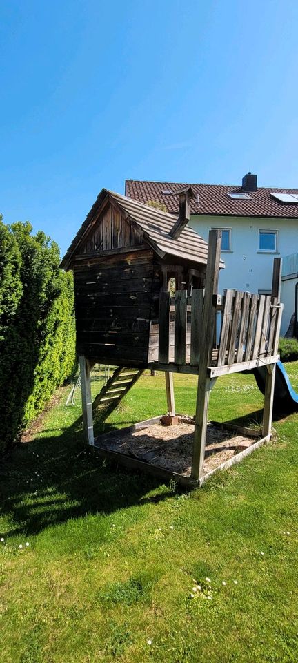 Wickey Villa*Spielturm*Spielhaus mit Schaukelbalken in Mutterstadt