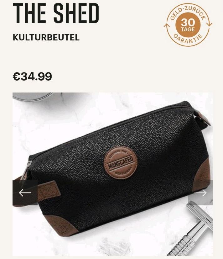 Manscaped Kosmetiktasche Kulturbeutel Beutel Tasche Necessaire in Berlin