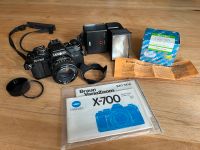 Minolta X-700 mit MD 50mm 1:1,7, Kenko Zwischenringe und Blitz Bayern - Oberottmarshausen Vorschau