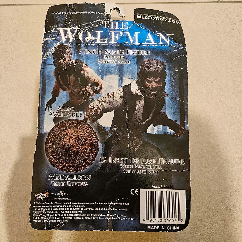 The Wolfman Figur Neu 7 Zoll 2009 Mezco in Waiblingen