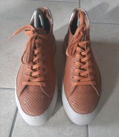 Sneaker/Halbschuhe Echtleder Farbe Cognac Gr. 39 Bayern - Bad Grönenbach Vorschau