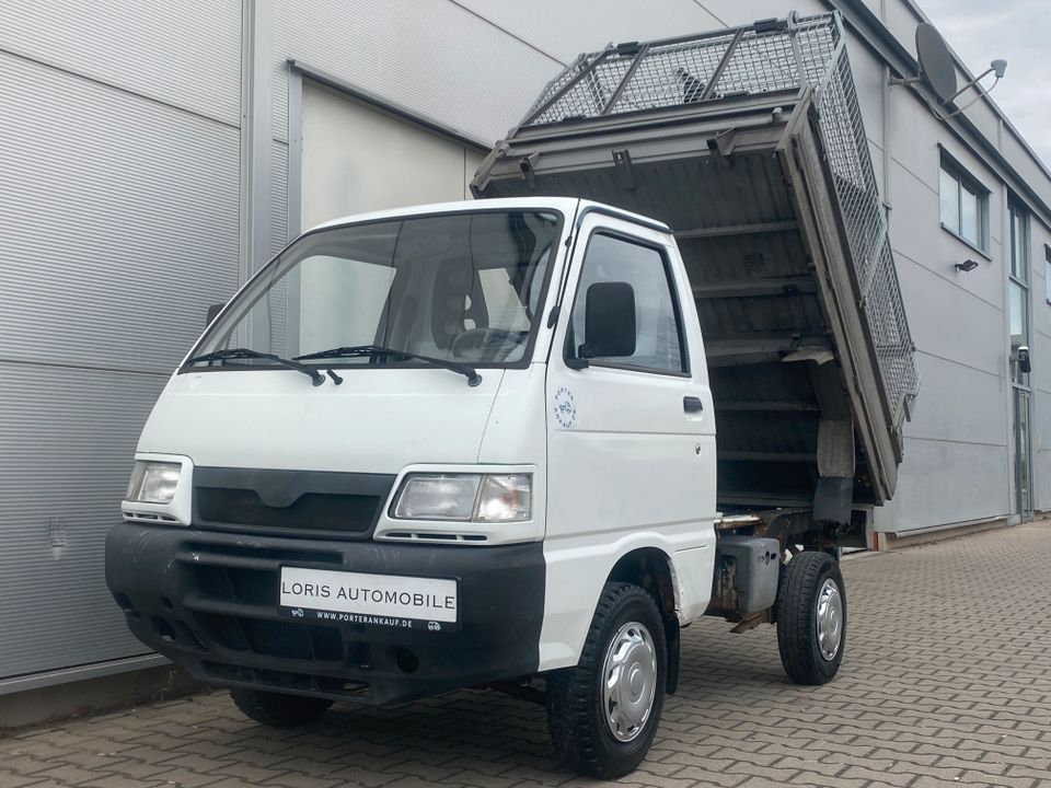 PIAGGIO PORTER*PFAU*4x4*ALLRAD*KIPPER+LAUBGITTERAUFBAU* in Nürnberg (Mittelfr)