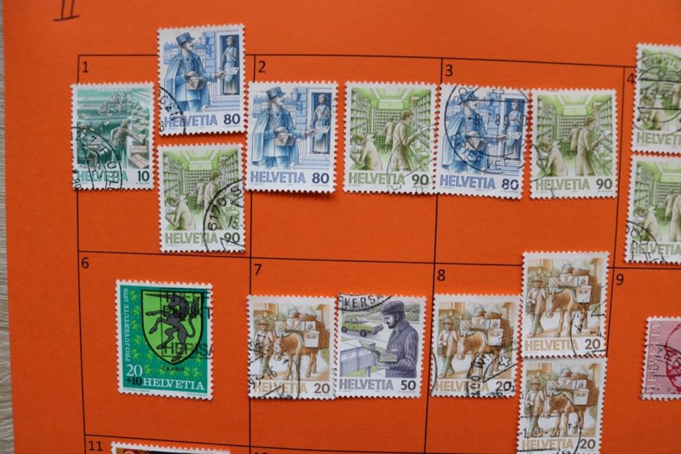 Briefmarken: Schweiz ab 10Cent pro Marke in Vohburg an der Donau