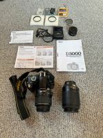 Nikon D3000 digitale Spiegelreflexkamera mit viel Zubehör Baden-Württemberg - Illingen Vorschau