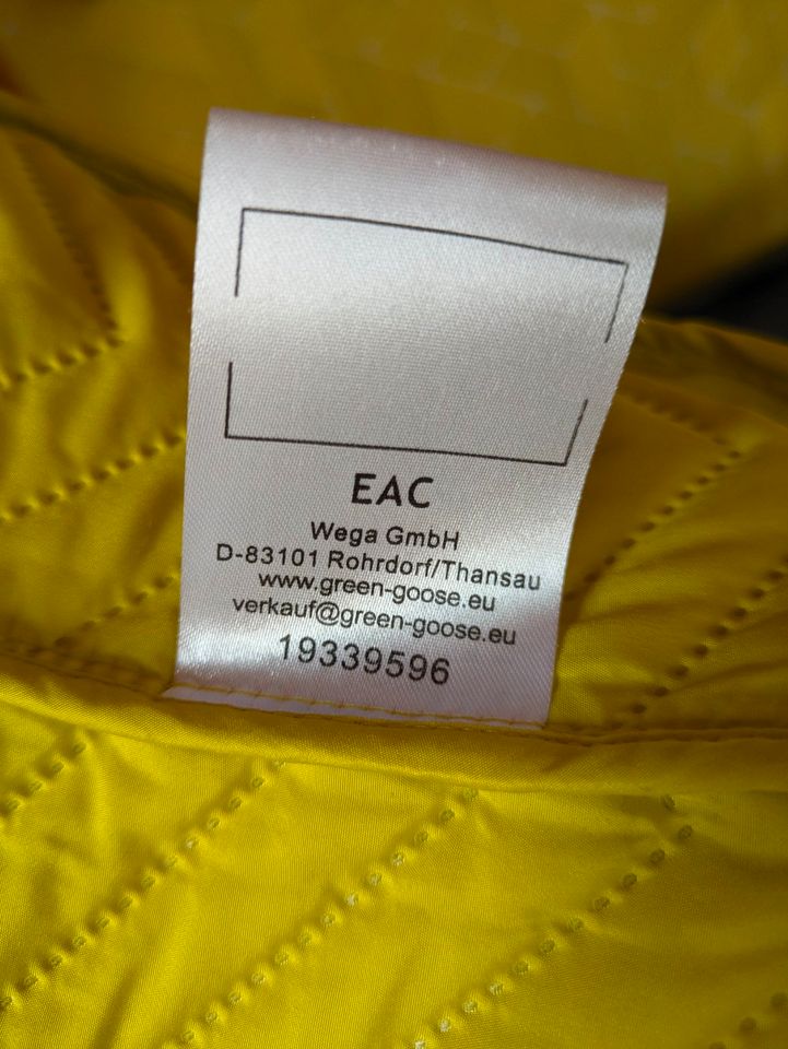 Jacke Steppjacke gelb 36 Neu! Green Goose in Neufraunhofen