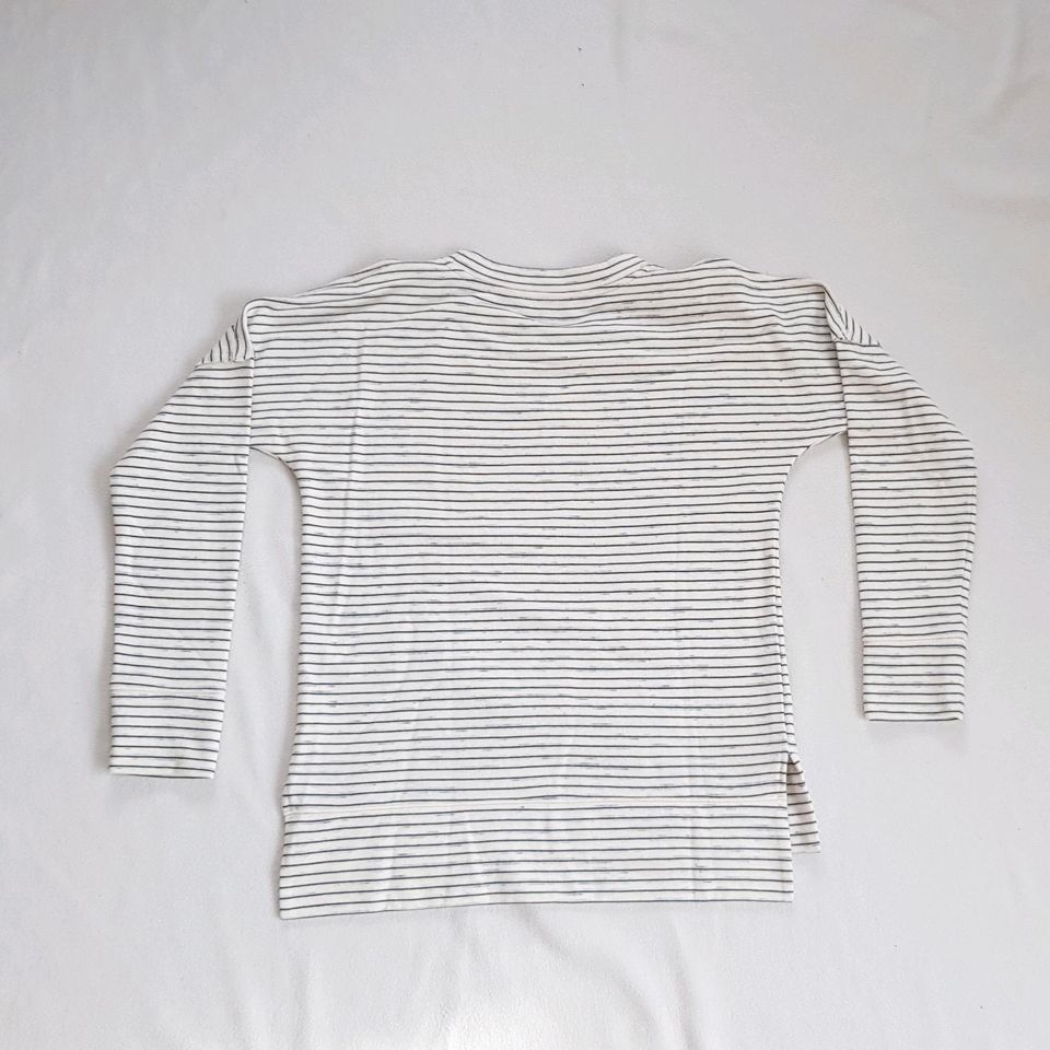 Sweatshirt - Pullover - S.Oliver - Schulterfrei - schwarz weiß in Rosbach (v d Höhe)
