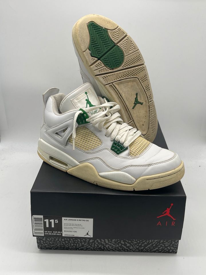 Nike Air Jordan Retro 4 Classic Green 2004 US 9.5 EU 43 in Berlin