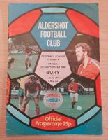 Aldershot Football Club Official Programme Div. 4 1980 Signiert Nordrhein-Westfalen - Büren Vorschau