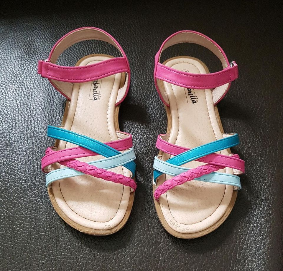 ZUCKERSÜßE SANDALEN GR 33 - ROSA/TÜRKIS in Ulm