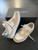 Marc O‘Polo Sneaker Turnschuhe weiß beige grau hellblau 36 Bayern - Altenmarkt Vorschau