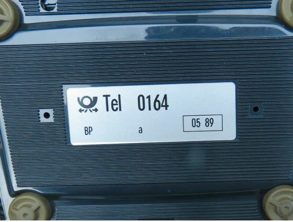 Telefon Tastentelefon Post Tel 0164  TAE Kabel blau in Leverkusen