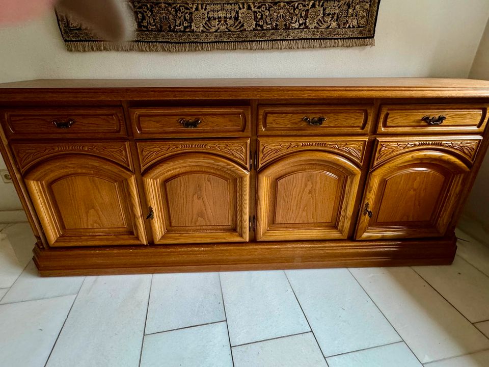 Sideboard Eiche massiv in Korb