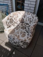 Sessel mit Blumenmuster schwarz/weiß Nordrhein-Westfalen - Düren Vorschau