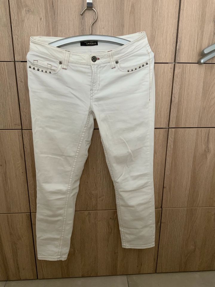 Cambio Jeans weiß Gr. 40 in Köln
