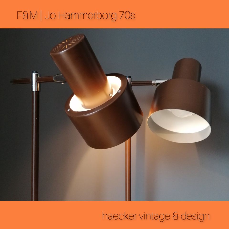 Lampen zu mid century danish design poulsen teak FOG MORUP 70er in München
