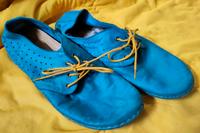 Carinii Schnürschuhe Leder türkis blau 38 Sachsen - Hartenstein Vorschau