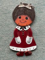 Tonfigur MÄDCHEN, Kinderzimmer-Deko, Wandschmuck--Figur Niedersachsen - Braunschweig Vorschau