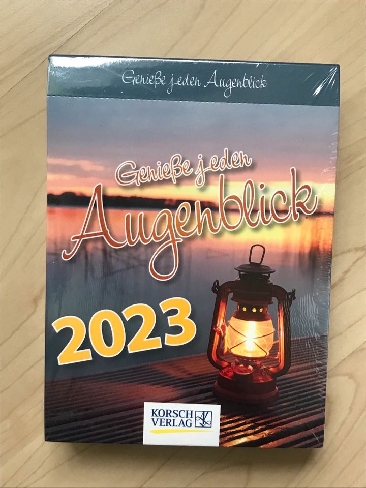 Korsch Verlag Genieße jeden Augenblick Kalender 2023 in Erfurt