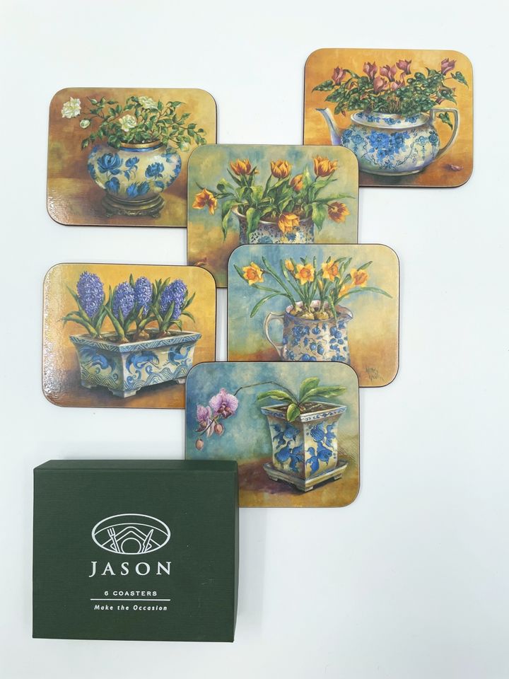 6 Jason Coasters, 'Fleuron' by W. Wooden, Untersetzer, Neuseeland in Frankfurt am Main