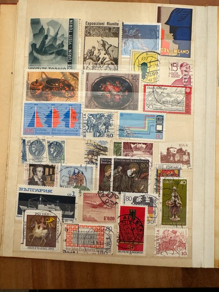 Briefmarken deutsche Bundes Post ddr in Wirsberg