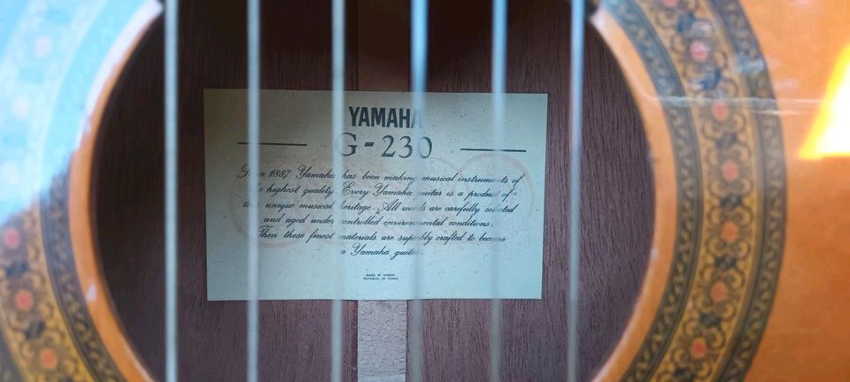 Gitarre Yamaha in Böhnhusen