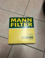 Innenraumfilter CU 26009 für VW/Audi/Skoda/Seat Duisburg - Walsum Vorschau