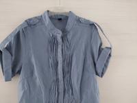 Bluse Top Gr 34 XS Oberteil Vero Moda blau kurzarm bügelfrei Rheinland-Pfalz - Gevenich Eifel Vorschau