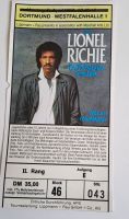 Lionel Richie - Eintrittskarte 1987 - Dortmund Nordrhein-Westfalen - Datteln Vorschau