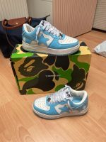 Bape Sta schuhe gr 38 blau weiß lack Baden-Württemberg - Heilbronn Vorschau