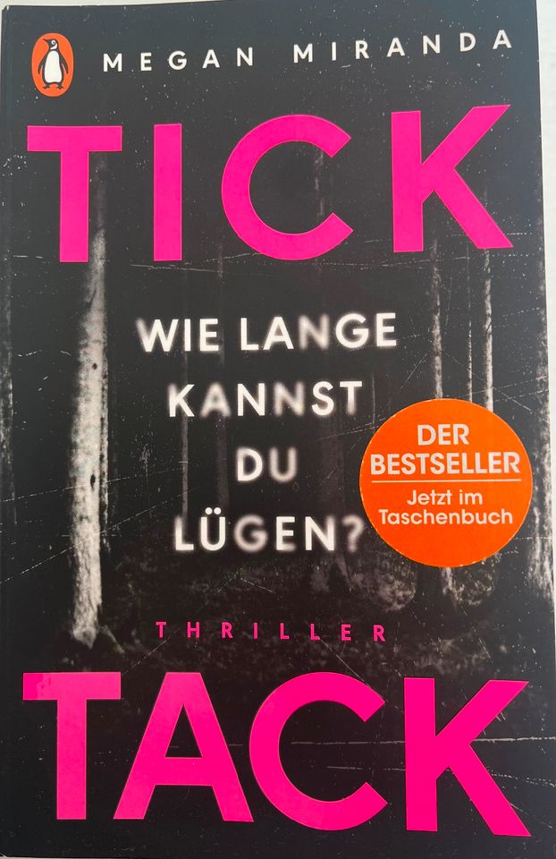 Buch Tick Tack- Wie lange kannst du lügen? Megan Miranda in Bad Homburg