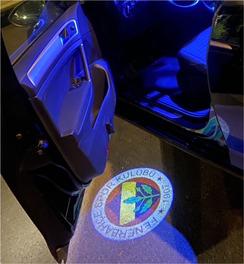 Auto KFZ Fenerbahce Einstiegslicht Türbeleuchtung Projektor in