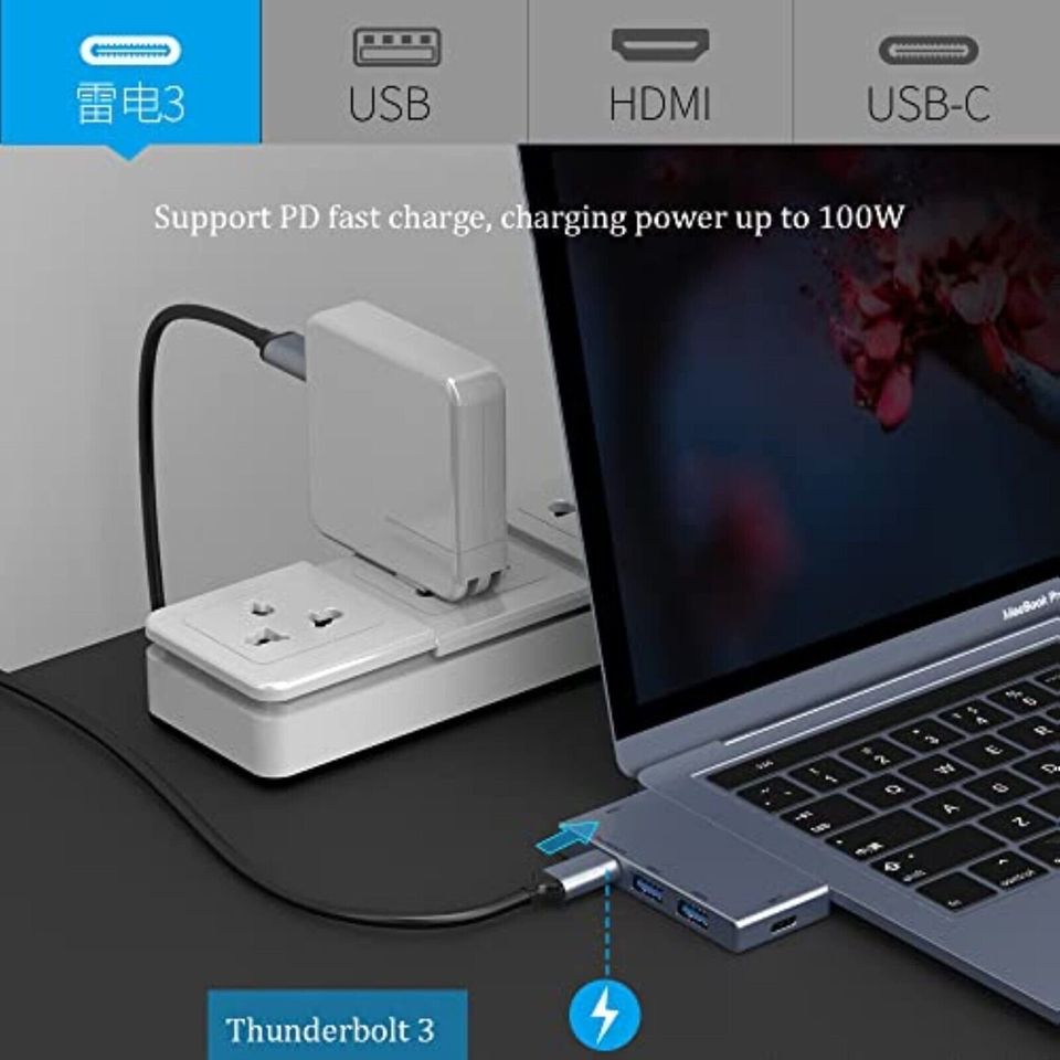 USB C Hub 5 in 2 MacBook Pro Air Multiport Adapter, in Berlin