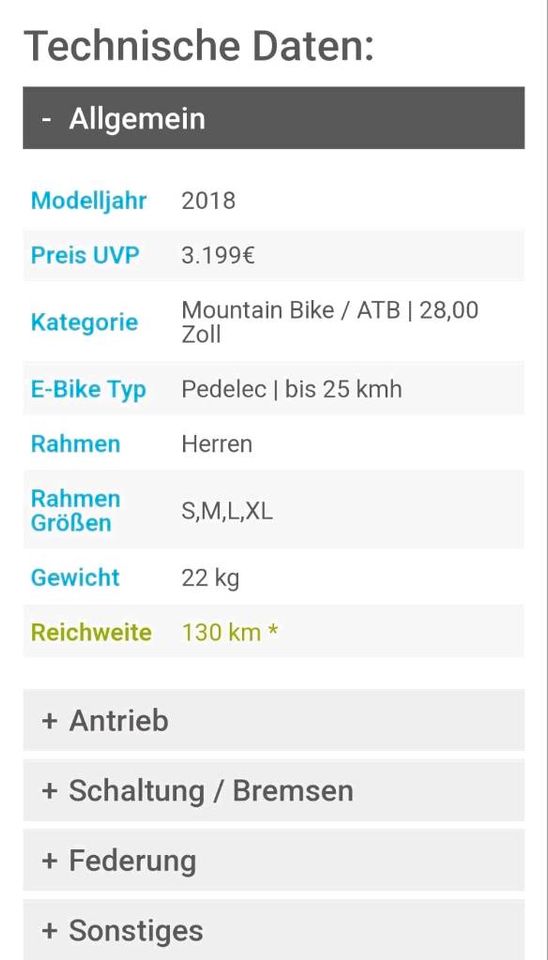 Ebike mountainbike MTB27,5"Giant Dirt+ 18G in Wolfsburg