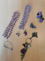 Modeschmuckset violett (Ohrringe, Ketten) Nordrhein-Westfalen - Jülich Vorschau