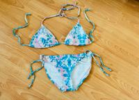❤️ Blue Motion Batik Bikini • 36 38 S •Türkis Rosa Bunt Gold •Neu Rodenkirchen - Sürth Vorschau