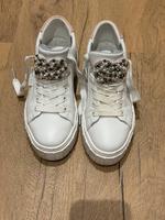 Weiße Replay Sneaker mit Strass Herz Schuhe Nordrhein-Westfalen - Meerbusch Vorschau
