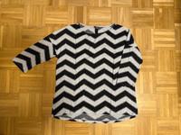 Street One Feinstrick Pullover grau Grafik-Muster Damen 44 Niedersachsen - Bückeburg Vorschau