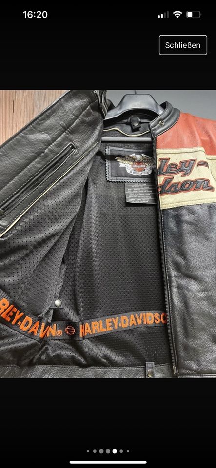 Damen Motorradjacke Harley Davidson in Sandersdorf