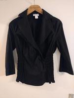 Schwarze Bluse mit Raffung Bayern - Piding Vorschau