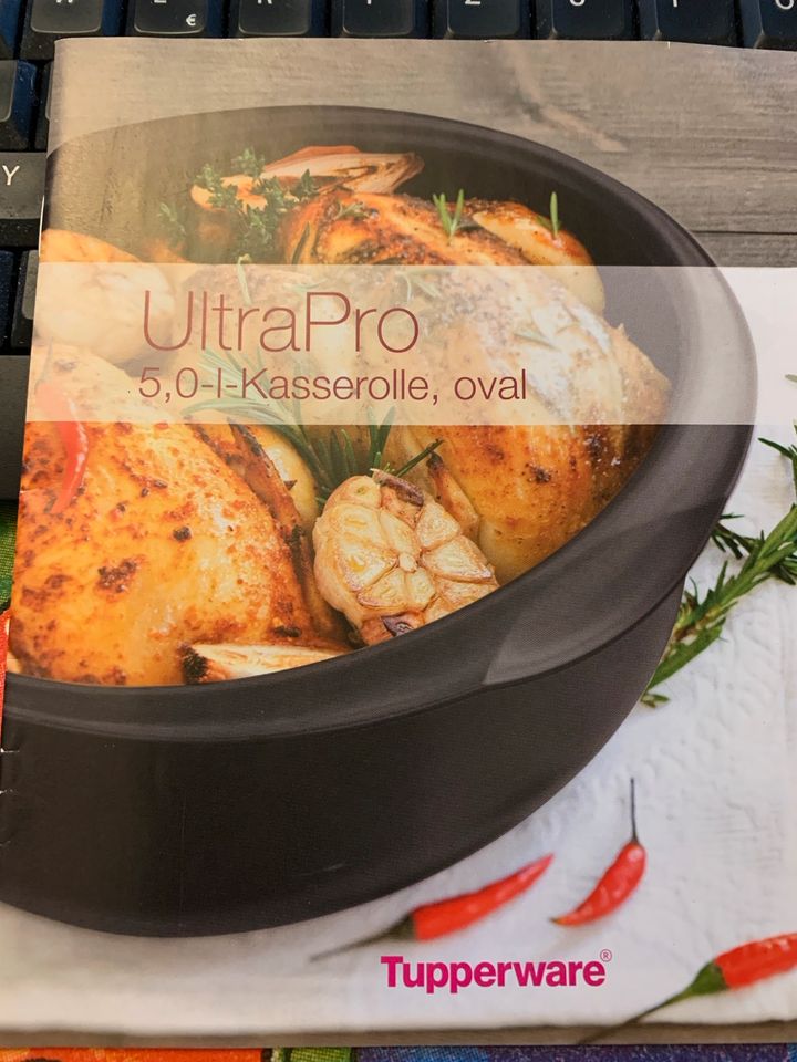 UltraPro Kasserolle 5 Liter oval schwarz Tupperware Tupper in Itzehoe