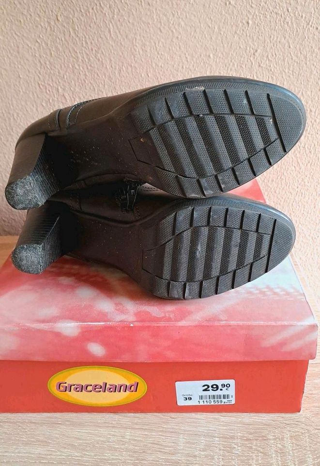 Stiefeletten von Graceland in dunkel grau in Marl