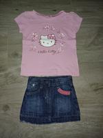 T-Shirt+Jeansrock, Gr.98, 5€ Thüringen - Bad Langensalza Vorschau
