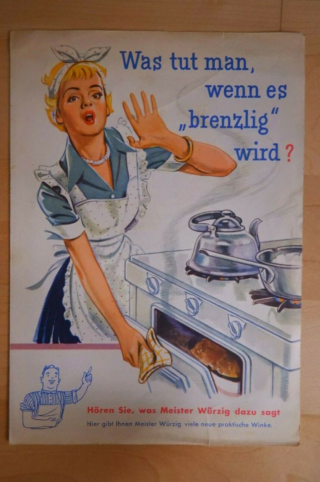 Prospekte Knorr GASAG Edeka REI Gilde-Gold 1950er in Solingen