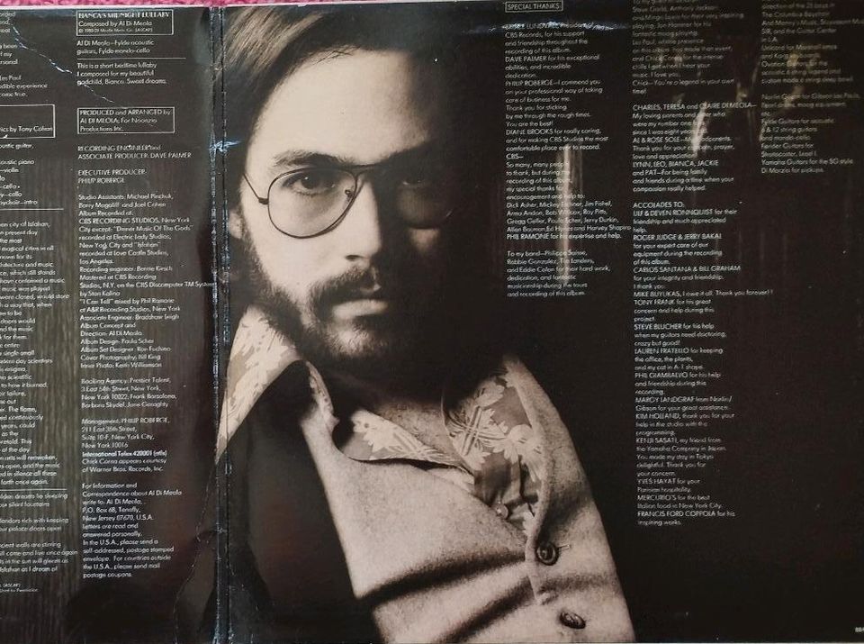 Al Di Meola Splendido Hotel DLP 1980 in Dortmund